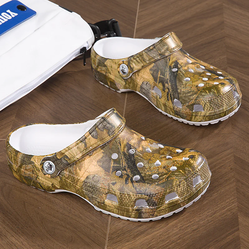 Unisex Perforated Breathable Garden Slippers - Image 5