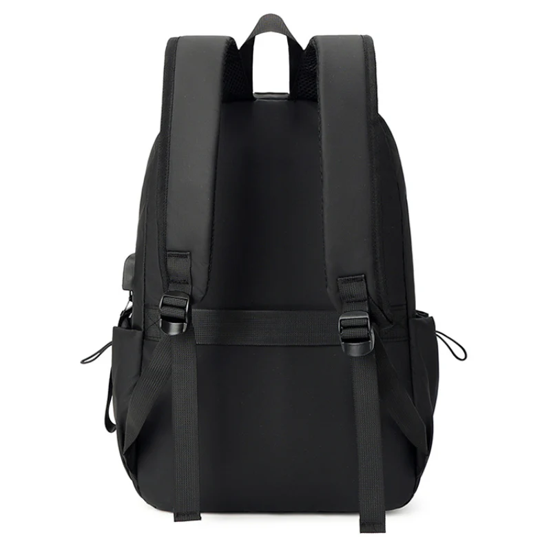 Men's Simple Lightweight Nylon College Backpack - Image 3