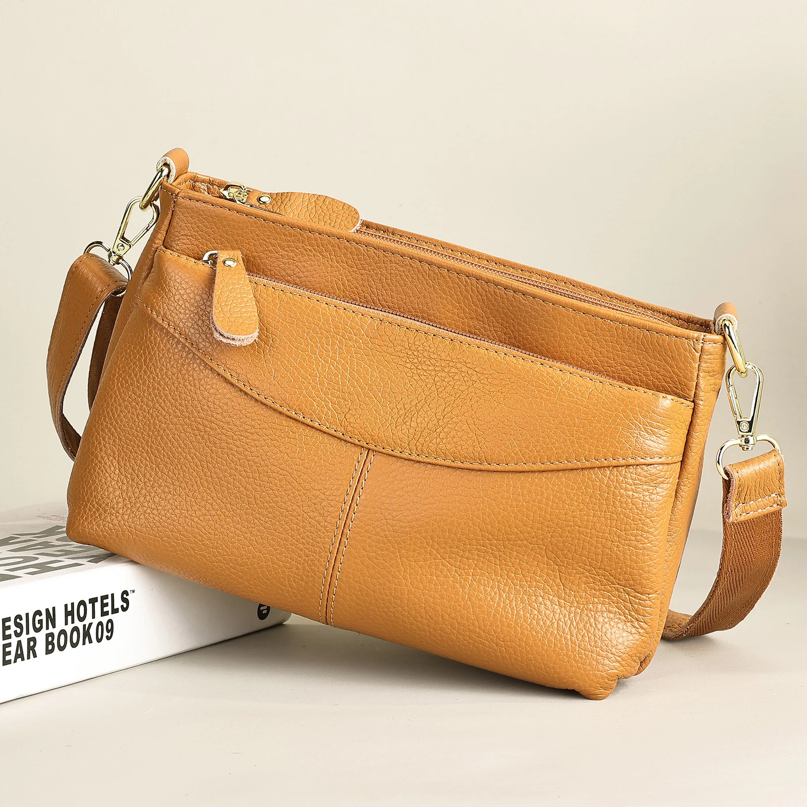 Valora Cowhide Crossbody Bag - Image 6