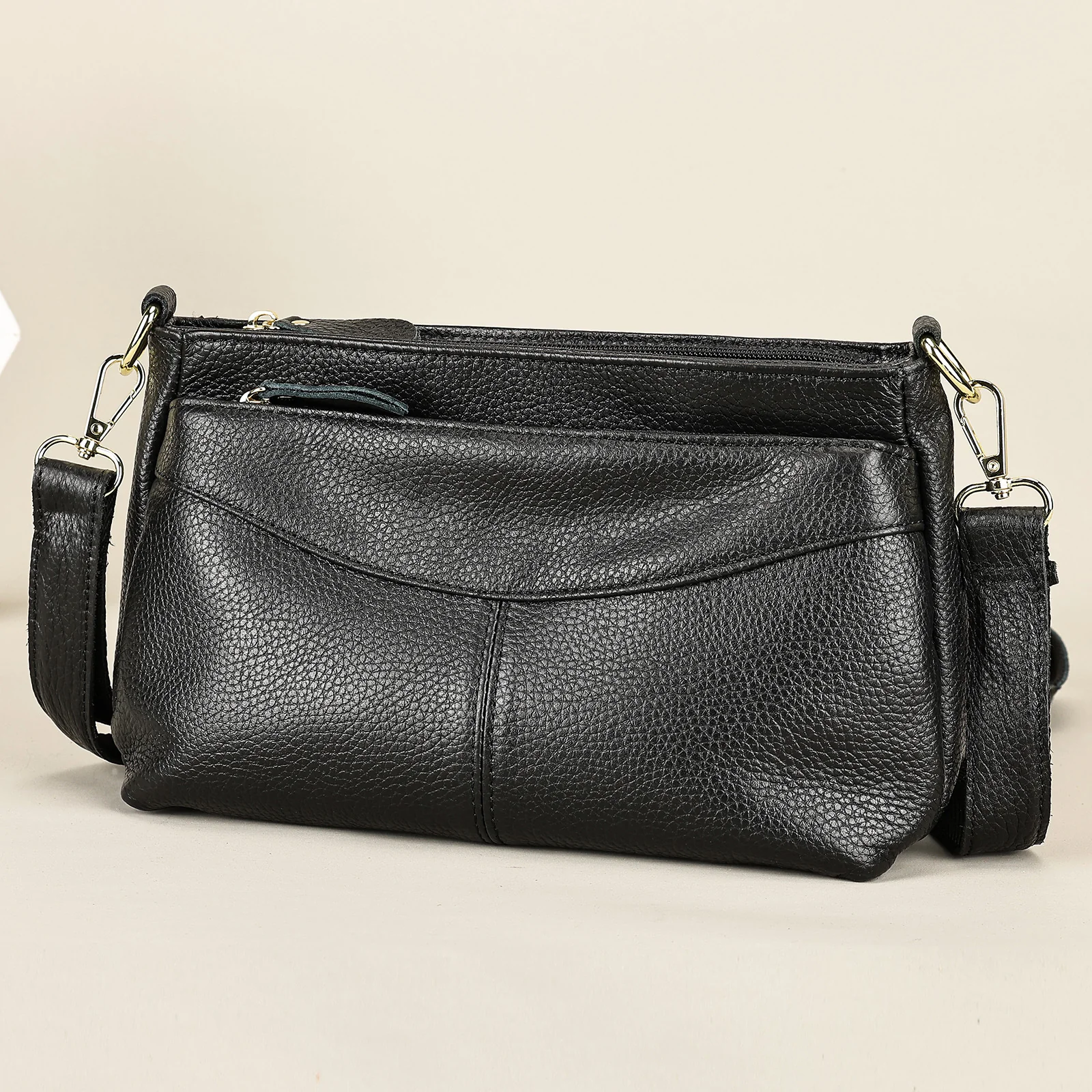 Valora Cowhide Crossbody Bag - Image 7