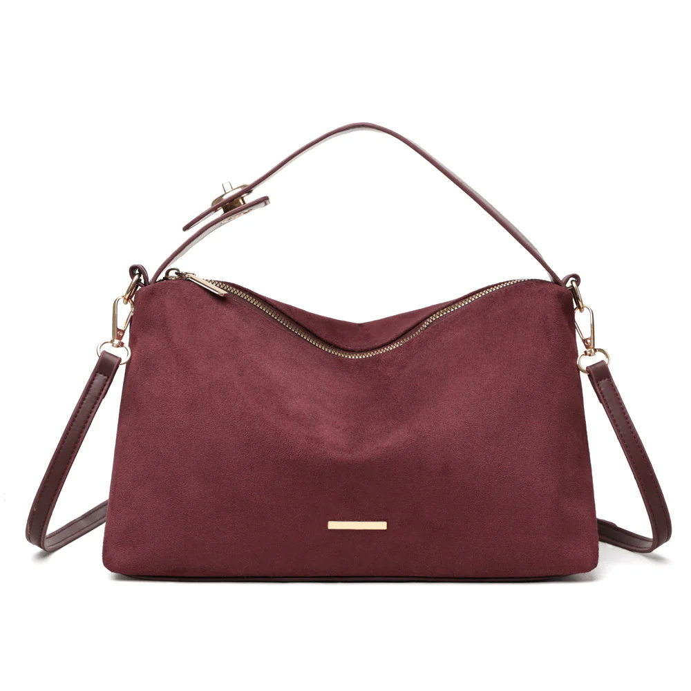 Velora Suede Handbag - Image 7