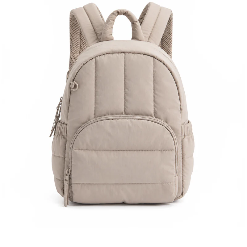 Veloura Quilted Mini Backpack