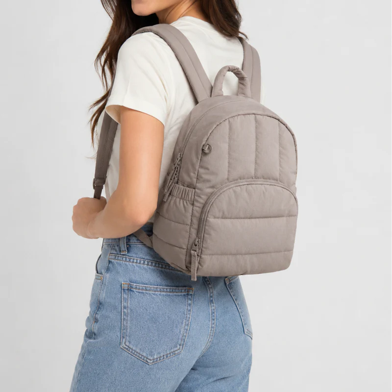 Veloura Quilted Mini Backpack - Image 4