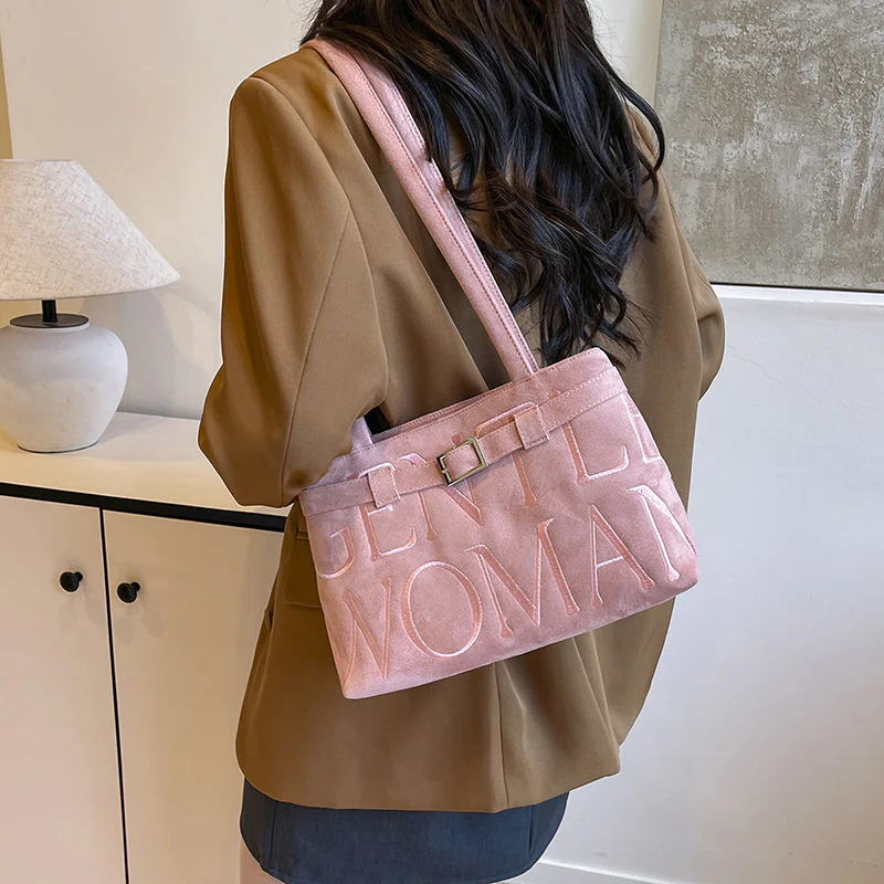 Velours Ballet Suede Shoulder Bag - Image 4