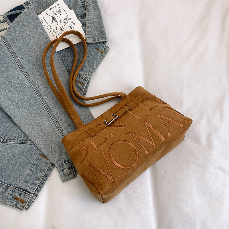 Velours Ballet Suede Shoulder Bag - Image 7