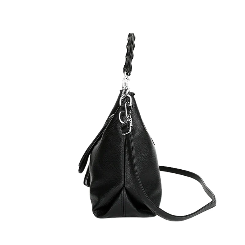 Versatile Large Capacity Shoulder Bag with Pouch - Image 3