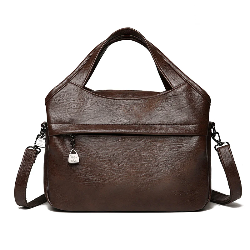 Vintage Soft Leather Handbag - Image 5