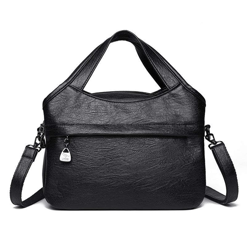 Vintage Soft Leather Handbag - Image 6