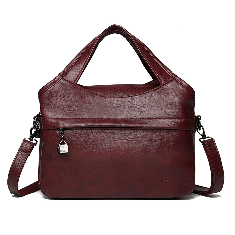Vintage Soft Leather Handbag - Image 8