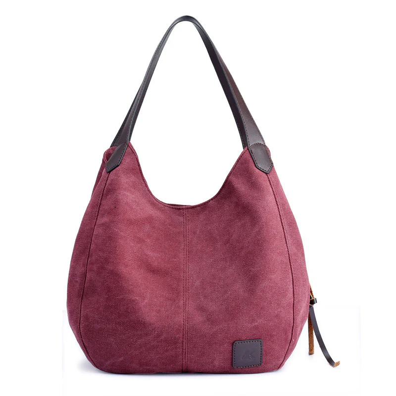 Willow Canvas Organizer Shoulder Bag - Image 5