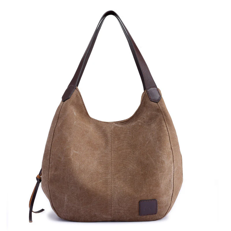 Willow Canvas Organizer Shoulder Bag - Image 6