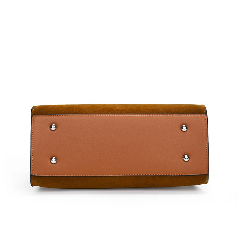 Women’s Suede Platinum Handbag - Image 3
