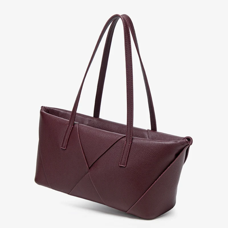 Women's Artistic X-Pattern Textured Shoulder Bag - Image 3