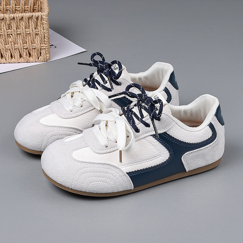 Women's Casual Textured Double Lace Fashion Sneakers - Image 6