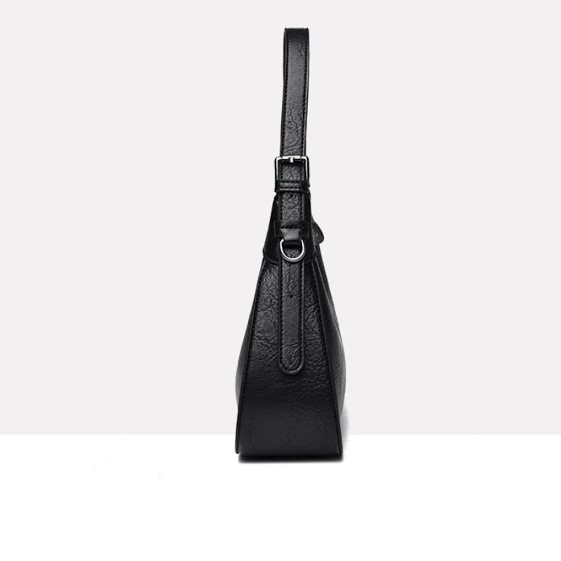Women's Curved Hobo Shoulder Bag - Image 3