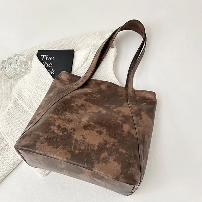 Women's Edgy Distressed Texture Shoulder Bag - Image 2