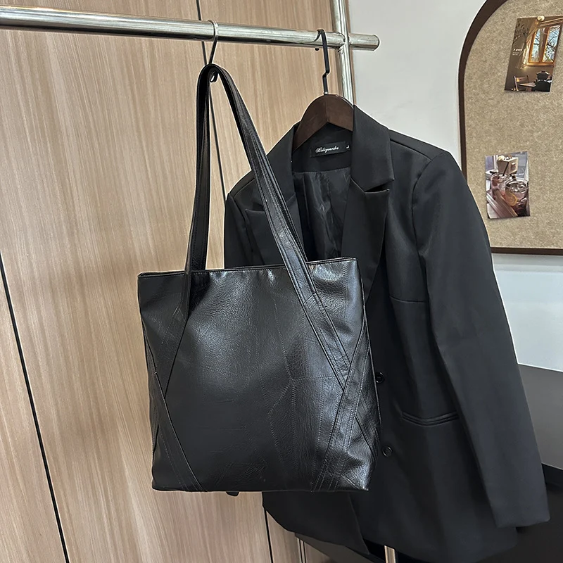 Women's Edgy Distressed Texture Shoulder Bag - Image 5