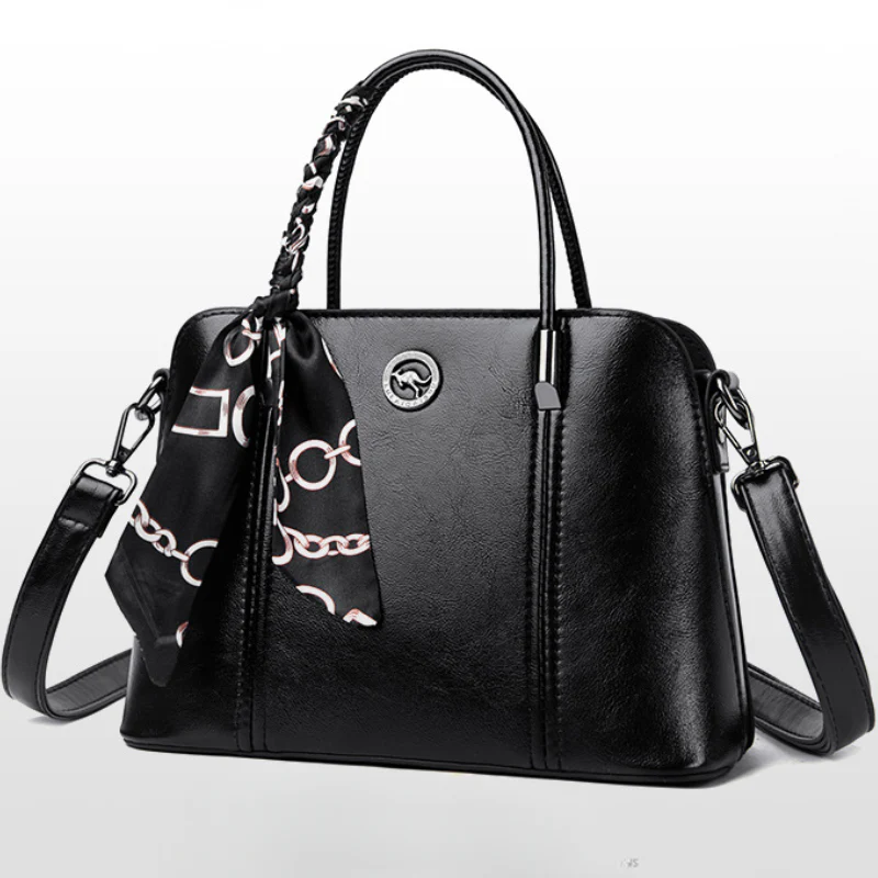 Women's Elegant Top-Handle Handbag - Image 2