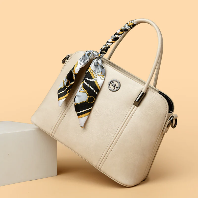 Women's Elegant Top-Handle Handbag - Image 8