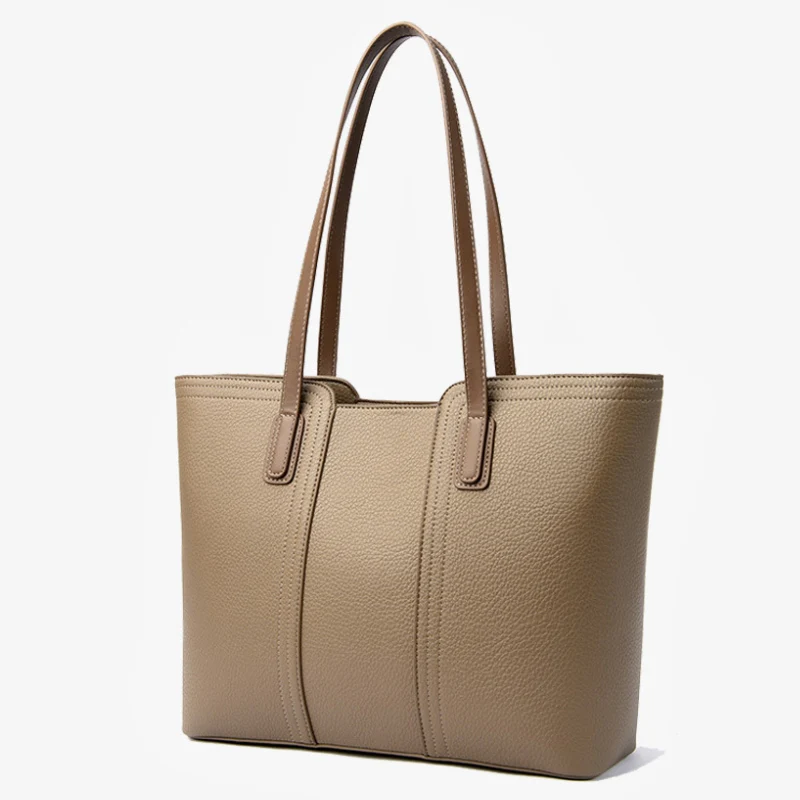 Women's High End Chic Structured Textured Shoulder Bag - Image 2
