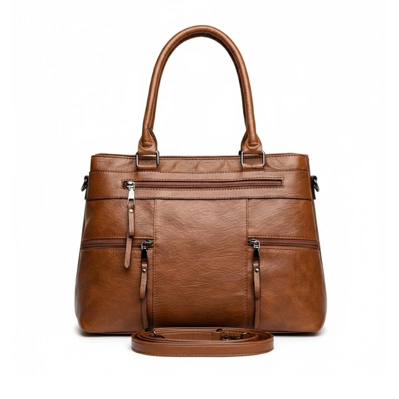 Women's New Temperament versatile Multi Pocket Shoulder Bag