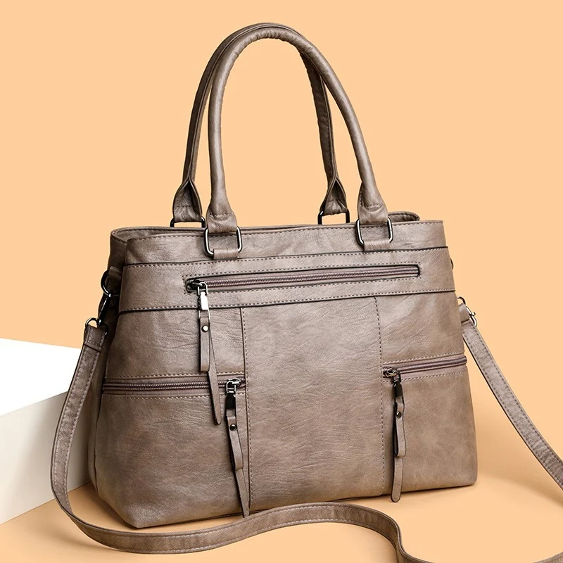 Women's New Temperament versatile Multi Pocket Shoulder Bag - Image 5