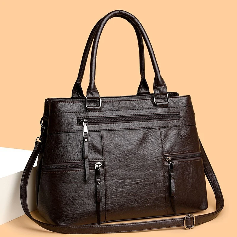 Women's New Temperament versatile Multi Pocket Shoulder Bag - Image 8