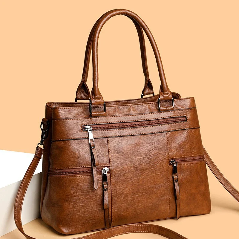 Women's New Temperament versatile Multi Pocket Shoulder Bag - Image 9