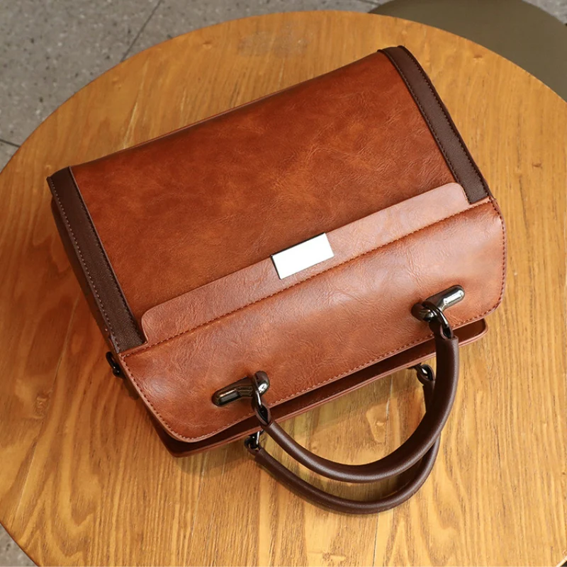 Women's Professional Structured Top Handle HandBag - Image 3