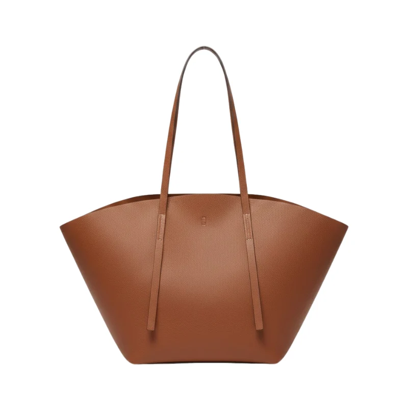 Women's Sculpted Winged Minimalist Large Tote Bag - Image 3