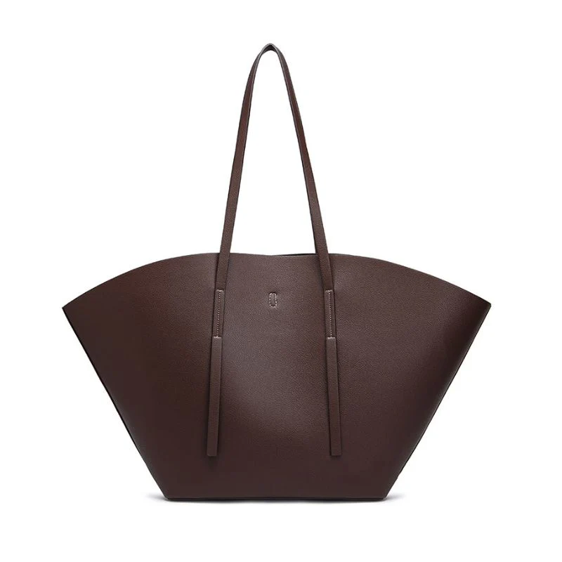 Women's Sculpted Winged Minimalist Large Tote Bag - Image 8