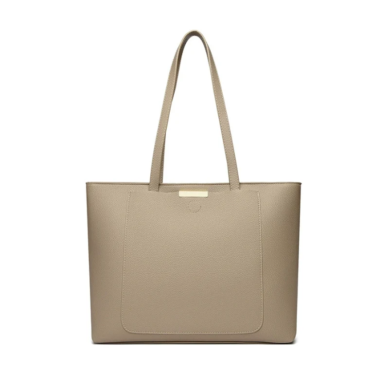Women's Sleek Textured Top-Handle Shoulder Bag - Image 5