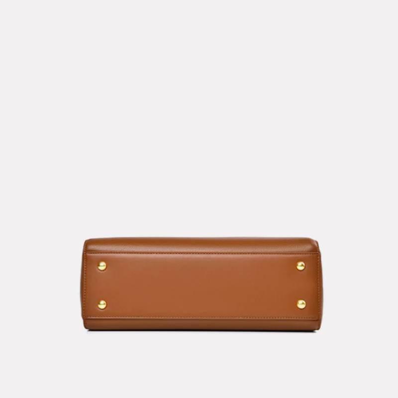 Zareva Luxe Structured Top Handle Handbag - Image 3